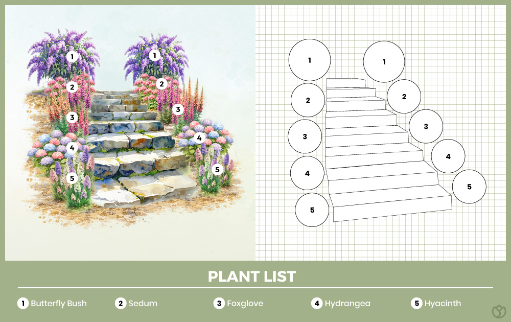 Secret Garden Stairway Design